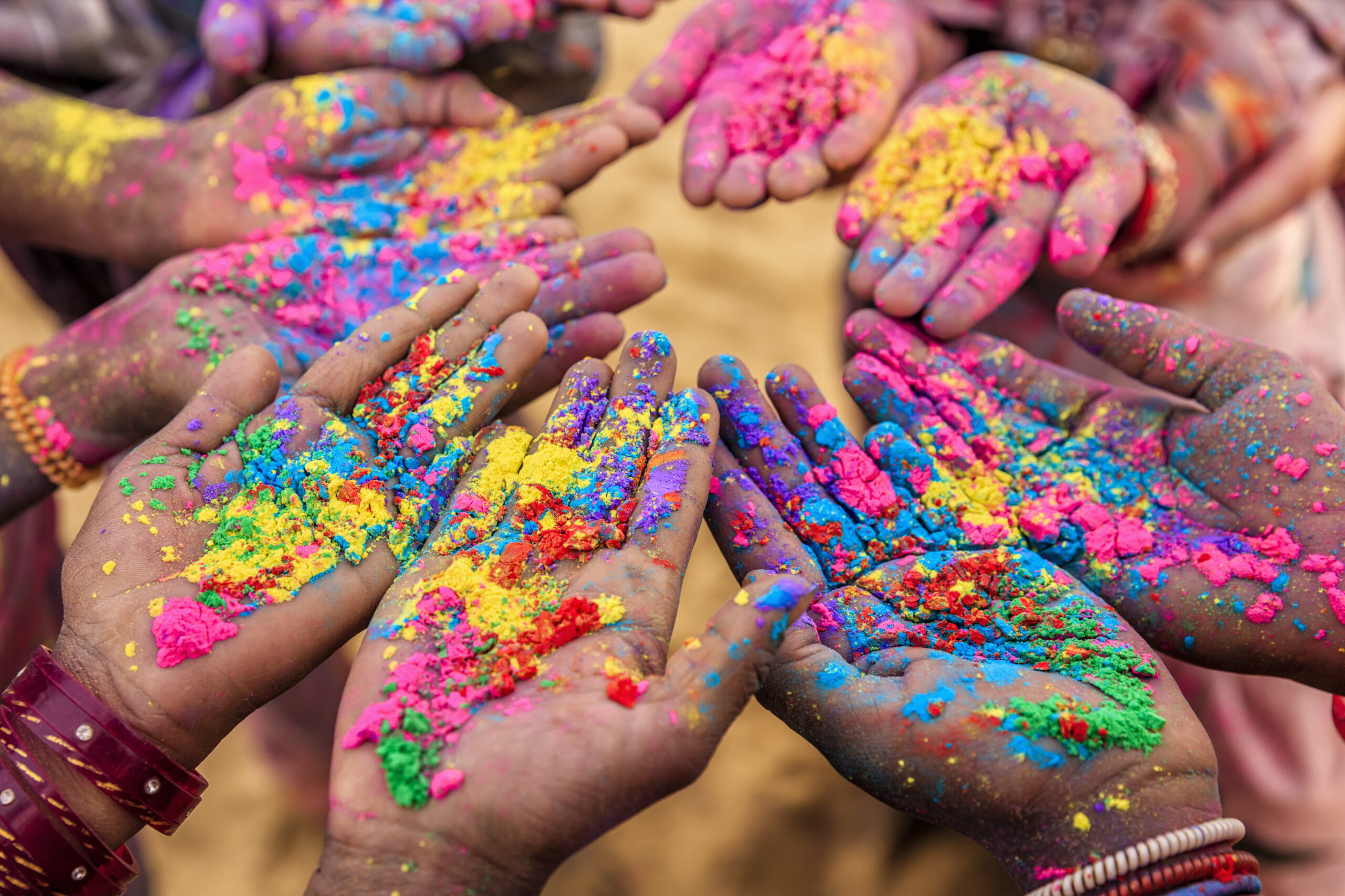 Holi, festival of colour Centacare